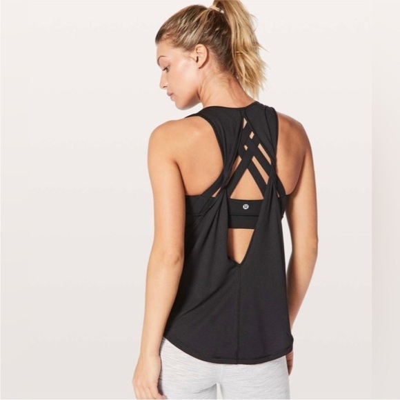 lululemon athletica Tops - Lululemon Ready & Go Tank Strappy Twist Built in Bra